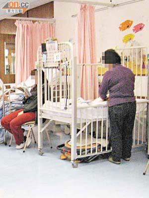 流感高峰期將至，公立醫院的兒科病房病床必定使用率大增。