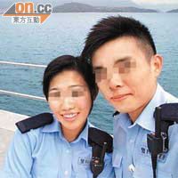 大埔海濱公園曾揭發有男女警巡邏期間拍照自娛。