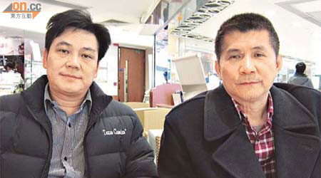 鄧宗偉（左）及林樹華（右）計劃發起聯署行動，支持劉皇發再連任四年鄉議局主席。