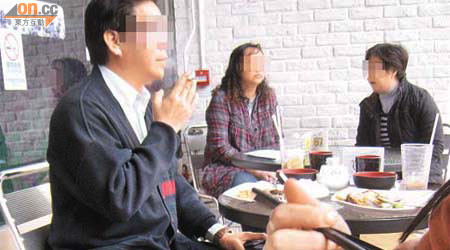 食肆室外用餐區已標明禁煙，惟食客違規吸煙情況依然。