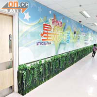 屯門醫院「形象工程」<br>屯門醫院將長長走廊粉飾為「新界西星光大道」，有員工質疑有何功用。