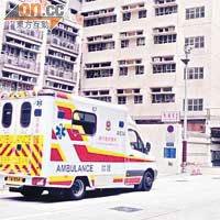 救人分秒必爭，救護車須以最快時間將病人送院。