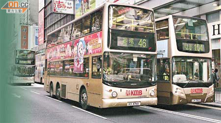 九巴及龍運下月加價逾百分之三，市民將要捱貴車。