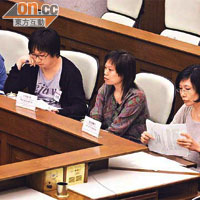 多個團體昨出席立法會會議，表達對內地孕婦預約分娩服務的意見。