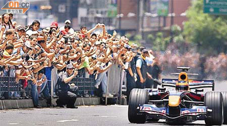 Red Bull車隊四月在馬來西亞演出，本月十八日將首次來港作示範表演。