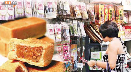 港人喜買的台灣手信鳳梨酥內餡料恐怕也受塑化劑污染，而本港台灣食品的店舖生意額亦大受影響。