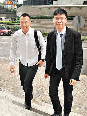 無綫電視廣播業務總經理陳志雲（右）涉及的詐騙案今在區院開審。	（資料圖片）