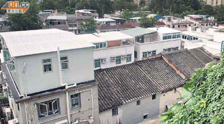 一九七二年十二月實施小型屋宇政策前，村屋都建於集體官批地契上。
