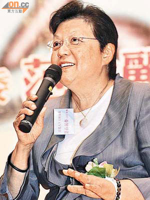 范太指有不少市民希望她參選特首，若完全不考慮是辜負市民期望。	（盧志燊攝）
