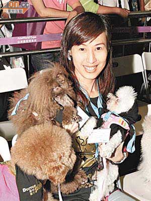 丘碧瑜現是專業寵物美容師，控告客戶網上誹謗。	（資料圖片）