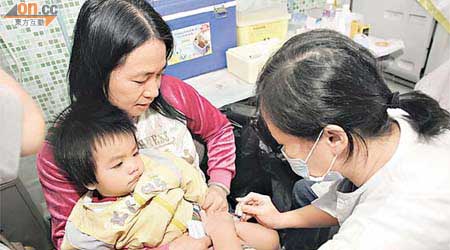 香港醫學會指本港流感疫苗接種率低，難預防社區爆發。	（資料圖片）