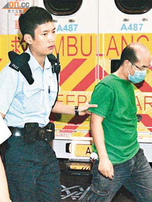 涉嫌毆打鳳姐的嫖客被警方拘捕。 （張曉楠攝）