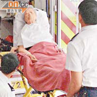 一名老婦被救護車「誤送」明愛醫院。