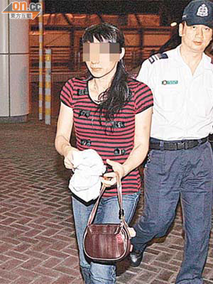 涉案被捕婦人送院治理。