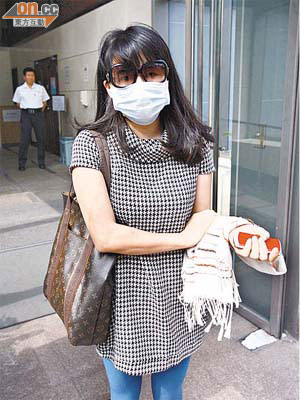  女導遊劉湘芹昨獲撤銷襲擊罪。	（麥潤田攝）