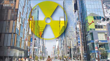 東京<br>東京成為全日本輻射量最高的旅遊城市。圖為核災爆發後，四月遊客罕至，行人稀少。