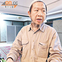 王孟揚希望機管局能改善祈禱室。
