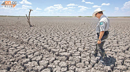 在極端氣候下，世界各處均出現河流乾旱情況。