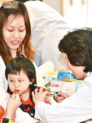 專家建議家長帶子女接種涵蓋範圍更廣的十三價肺炎鏈球菌疫苗。