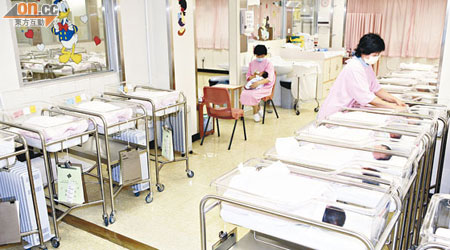 私院初生嬰中，僅少數要轉至公院新生嬰深切治療部。