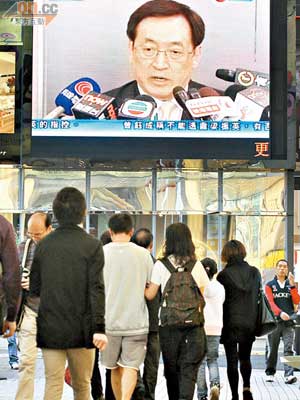 周一嶽說「香港通街都係愛滋病帶菌者」遭批評不負責任。（何天成攝）