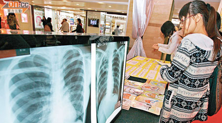 世界防癆日讓市民增加對肺結核病的認識。