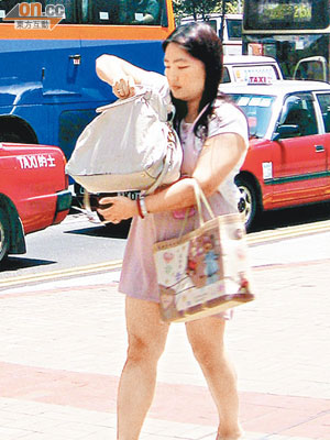 女被告趙敏茹昨判囚十八個月。