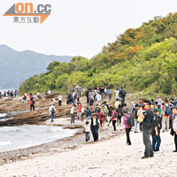 東平洲去年底被列入世界級地質公園，成為熱門旅遊景點。