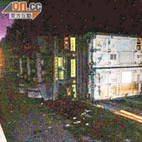 張前晚於深圳福田發生車禍，其駕駛的貨櫃車翻側。