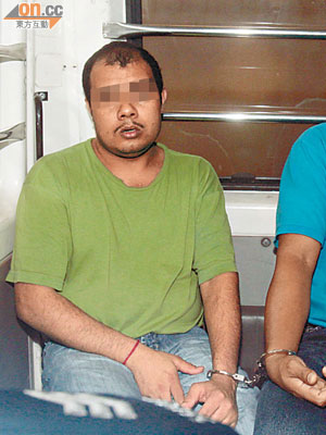 尼籍被告Pokharel涉強姦，還押監房看管。（袁志豪攝）