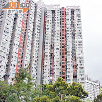 天平邨已有二十五年歷史，於二○○○年已列入「租者置其屋計劃」。