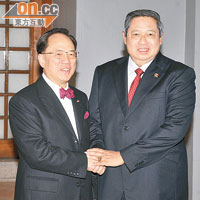 印尼總統蘇西諾今年初訪港，譚志源稱對香港經濟及國際形象益處多。
