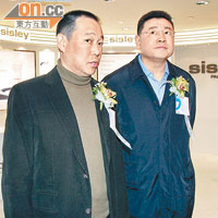 劉鑾雄（右）及劉鑾鴻兄弟持有崇光百貨母公司利福國際股份。（資料圖片）
