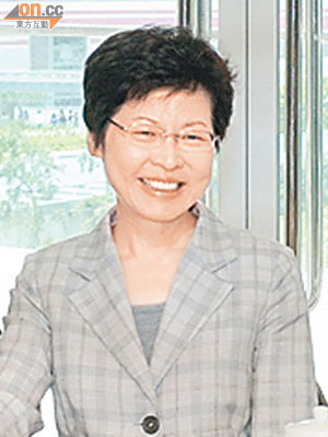 林鄭月娥昨會見各區區議會主席。