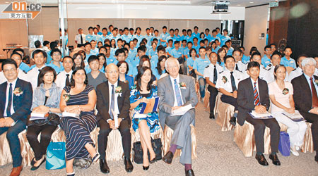 香港青年航空學會昨舉行開幕典禮暨首屆學員啟動禮。