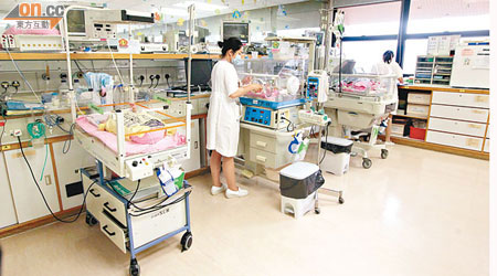 內地孕婦湧港生產致初生嬰兒病房爆滿。