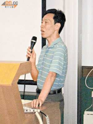 陳先生狠批有議員在曾蔭權當政時支持計劃，到換了政府後始來反對。