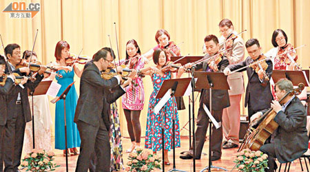 香港管弦樂團昨晚為Kenzo舉行籌款音樂會。（吳啟偉攝）