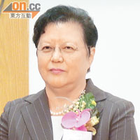 范徐麗泰強調自己只是「以事論事」，並非針對新政府或任何人。（馮惠詩攝）