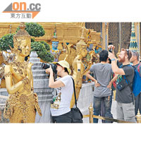泰國曼谷有不少佛寺，吸引不少港人前往觀光。（資料圖片）