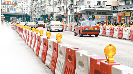 馬頭圍道局部封路，有市民擔心會引發大塞車。