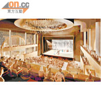 戲曲中心的劇院空間廣闊，除戲曲表演外，可有多種功能。（西九文化區管理局圖片）