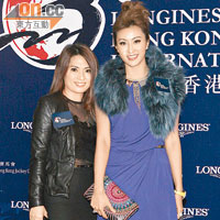 時尚網站ZEUZ.COM創辦人陳君宜（右）近日熱捧韓國時裝新星，好友關淑儀（左）都讚佢有眼光。