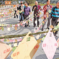 愛港之聲向特首辦提交四千多張市民心意卡，力撐梁振英施政。