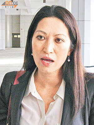 被告Lorea Solabarrieta Cheung昨就案件到庭。