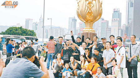 旅發局稱去年訪港客量遠超預期，增幅主要來自即日來回旅客。（資料圖片）