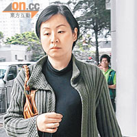 死者胞姊黃真真對裁決不作回應。（陳錦輝攝）