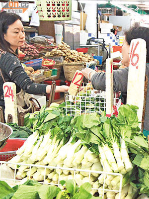 菜價升至新高，連肉都不敢買的基層家庭可謂無啖好食。