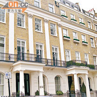 劉鑾雄放售倫敦一幢豪宅。（章怡攝）
