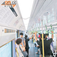 輕鐵車站和車廂均有告示，提醒乘客確認入站或購票車站起，作單一方向乘車往另一車站。